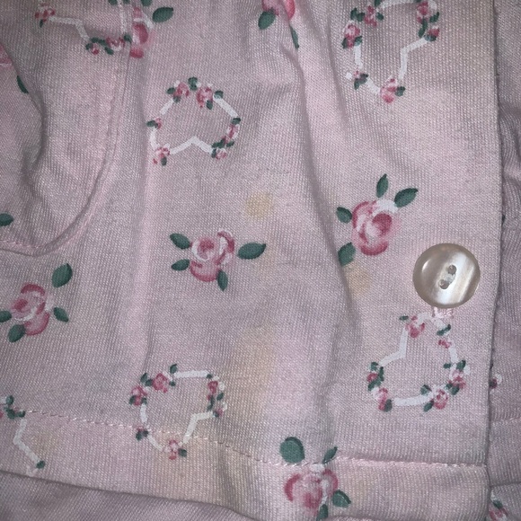 Vintage Babygirl Pink Roses 2 Piece Set - Picture 3 of 5